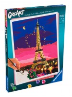 Комплект за рисуване по номера Ravensburger CreArt - Град на любовта