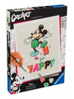 Комплект за рисуване по номера Ravensburger CreArt - H is for Happy