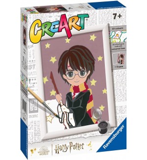 Комплект за рисуване по номера Ravensburger CreArt - Хари Потър