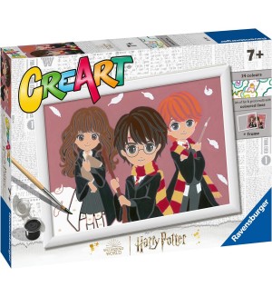 Комплект за рисуване по номера Ravensburger CreArt - Хари Потър (вариант 2)