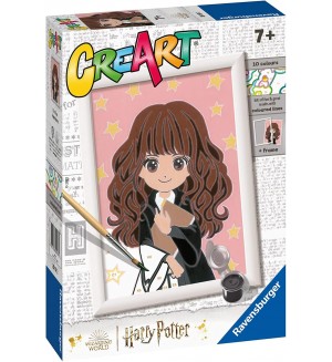 Комплект за рисуване по номера Ravensburger CreArt - Хърмаяни Грейнджър