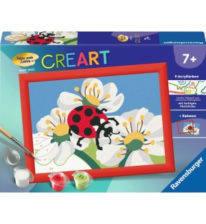 Комплект за рисуване по номера Ravensburger CreArt - Калинка