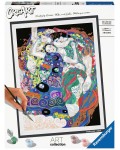 Комплект за рисуване по номера Ravensburger CreArt - Климт: Дева