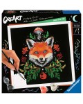 Комплект за рисуване по номера Ravensburger CreArt - Лисица