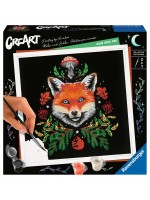 Комплект за рисуване по номера Ravensburger CreArt - Лисица