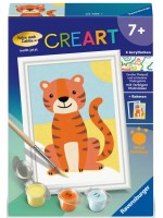 Комплект за рисуване по номера Ravensburger CreArt - Малък тигър