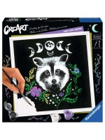 Комплект за рисуване по номера Ravensburger CreArt - Миеща мечка