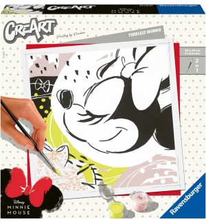 Комплект за рисуване по номера Ravensburger CreArt - Мини Маус (вариант 3)