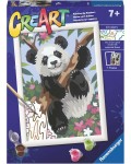 Комплект за рисуване по номера Ravensburger CreArt - Панда