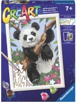 Комплект за рисуване по номера Ravensburger CreArt - Панда