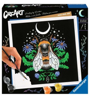 Комплект за рисуване по номера Ravensburger CreArt - Пчела
