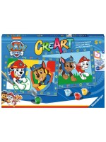 Комплект за рисуване по номера Ravensburger CreArt - Пес Патрул