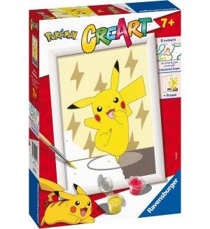 Комплект за рисуване по номера Ravensburger CreArt - Покемон 2