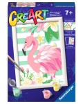 Комплект за рисуване по номера Ravensburger CreArt - Помислете за розово