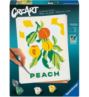 Комплект за рисуване по номера Ravensburger CreArt - Праскова