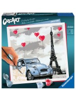 Комплект за рисуване по номера Ravensburger CreArt - Прекрасният Париж