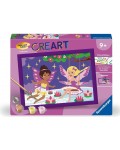 Комплект за рисуване по номера Ravensburger CreArt - Приказни приятели