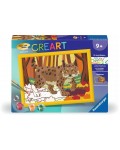 Комплект за рисуване по номера Ravensburger CreArt - Рис в есенната гора