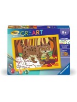 Комплект за рисуване по номера Ravensburger CreArt - Рис в есенната гора