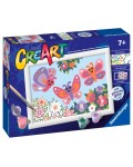 Комплект за рисуване по номера Ravensburger CreArt - Щастливи пеперуди