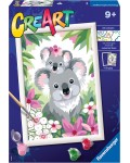 Комплект за рисуване по номера Ravensburger CreArt - Сладка коала