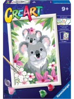 Комплект за рисуване по номера Ravensburger CreArt - Сладка коала
