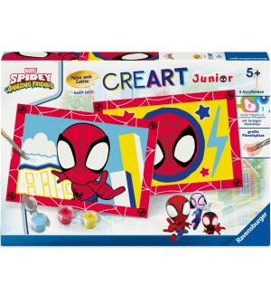 Комплект за рисуване по номера Ravensburger CreArt - Spidey