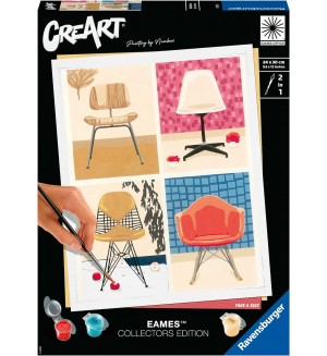 Комплект за рисуване по номера Ravensburger CreArt - Столове