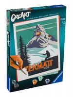 Комплект за рисуване по номера Ravensburger CreArt - Цермат, Швейцария
