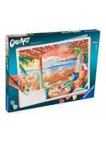 Комплект за рисуване по номера Ravensburger CreArt - Уютна къщичка
