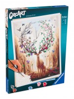 Комплект за рисуване по номера Ravensburger CreArt - Великолепен елен