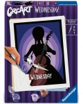 Комплект за рисуване по номера Ravensburger CreArt - Wednesday