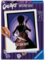 Комплект за рисуване по номера Ravensburger CreArt - Wednesday