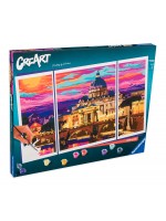 Комплект за рисуване по номера Ravensburger CreArt - Залез в Рим