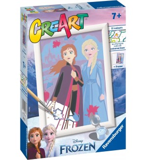 Комплект за рисуване по номера Ravensburger CreArt - Замръзналото кралство