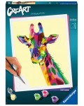 Комплект за рисуване по номера Ravensburger CreArt - Жираф