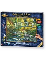Комплект за рисуване по номера Schipper - Езерце с лилии