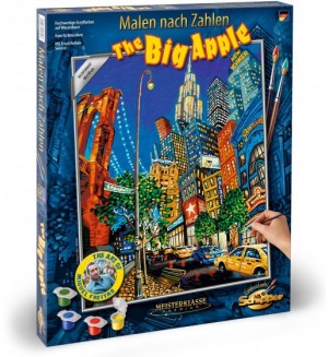 Комплект за рисуване по номера Schipper - Голямата ябълка