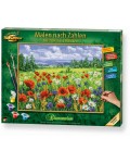 Комплект за рисуване по номера Schipper - Поляна с диви цветя