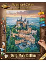 Комплект за рисуване по номера Schipper - Замъкът Хоенцолерн