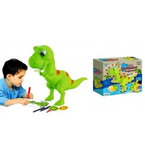 Комплект за рисуване Raya Toys - Проектор с диапозитиви Динозавър