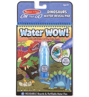 Комплект за рисуване с вода Melissa & Doug - Динозаври