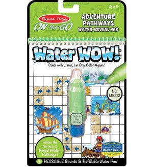 Комплект за рисуване с вода Melissa & Doug - Приключенски пътеки