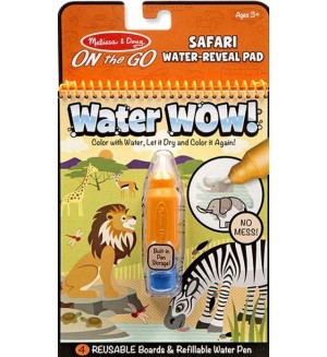 Комплект за рисуване с вода Melissa & Doug - Сафари пътешествия