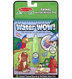 Комплект за рисуване с вода Melissa & Doug - Животни