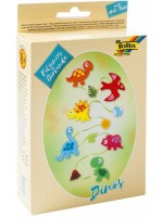Комплект за шиене с фалц Folia - Динозаври