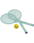 Комплект за тенис Ecoiffier - 2 хилки и топка, асортимент