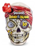 Комплект Zuru Smashers - Dino Island: Огромен череп, червен динозавър