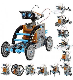 Конструктор 12 в 1 Acool Toy - Робот със соларен панел