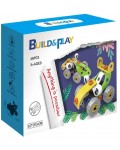 Конструктор 2 в 1 Hanye Build and play - Колички, 46 части
